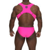 Sparta's Harness Body Slip Nettuno Rose Neon